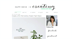 Desktop Screenshot of happinessiscreating.com